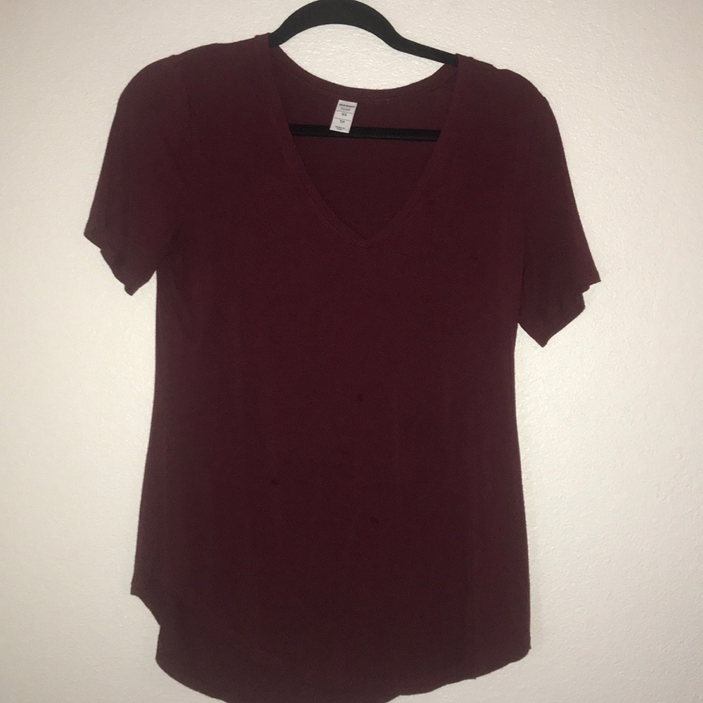 Maroon tee